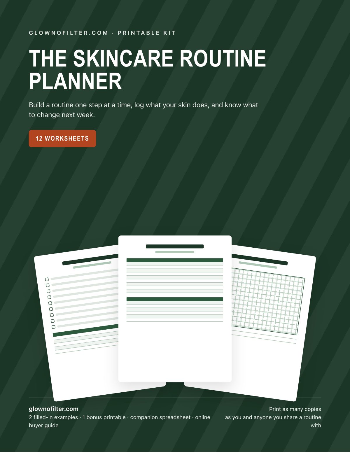 The Skincare Routine Planner cover